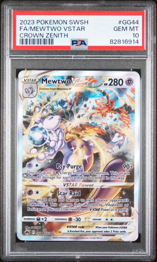 FA/MEWTWO VSTAR - 2023 - POKEMON SWORD AND SHIELD CROWN ZENITH - CROWN ZENITH
