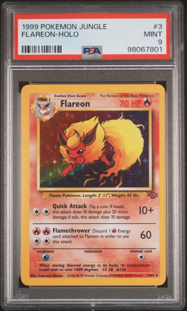 FLAREON-HOLO - 1999 - POKEMON JUNGLE